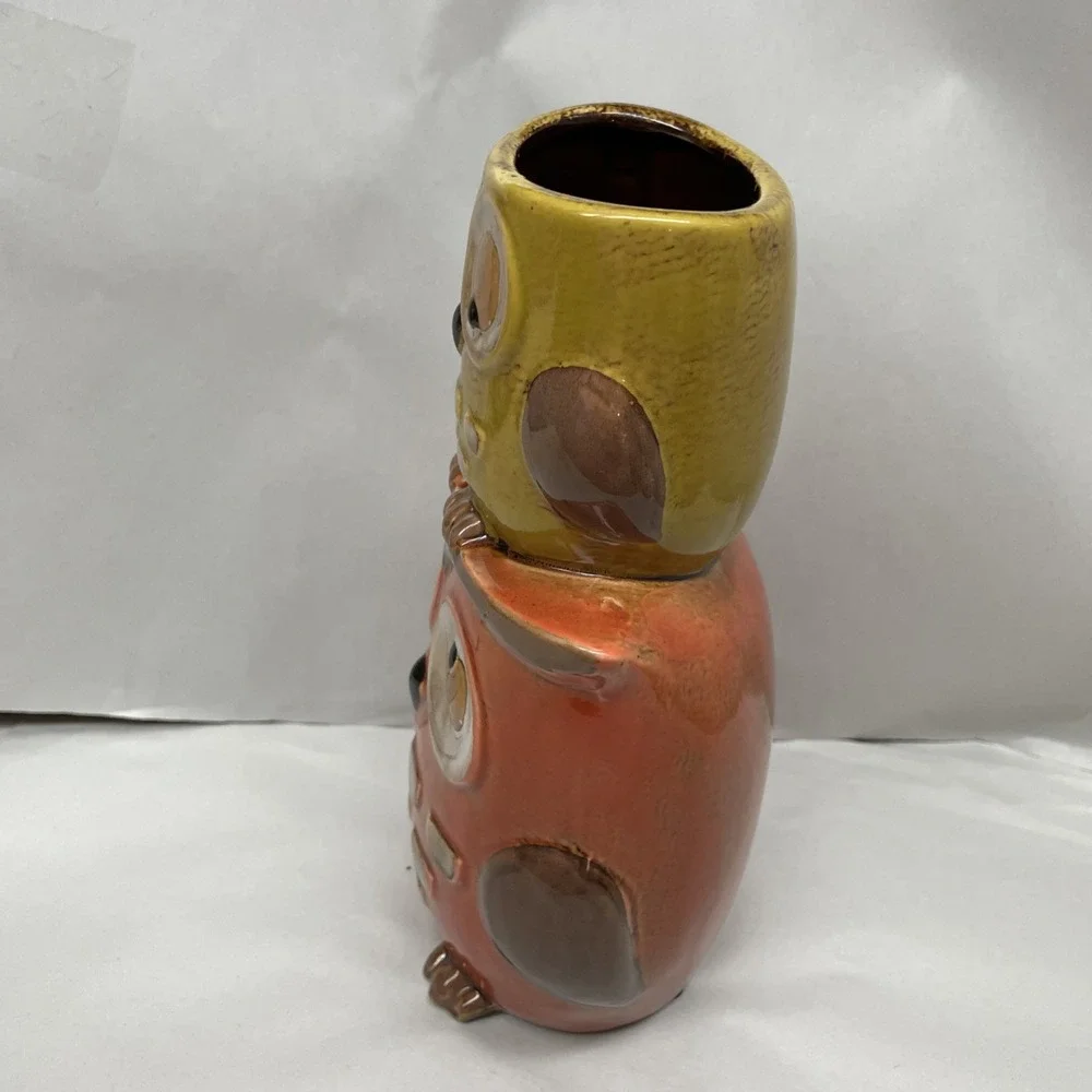 Double Stacked Owl Vase/Planter Retired Pier 1 Imports